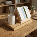 Wooden Coffee Bookrest Table