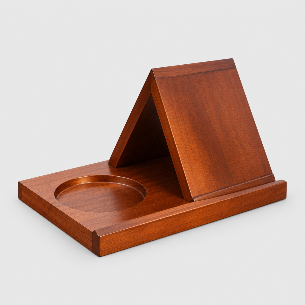 Wooden Coffee Bookrest Table