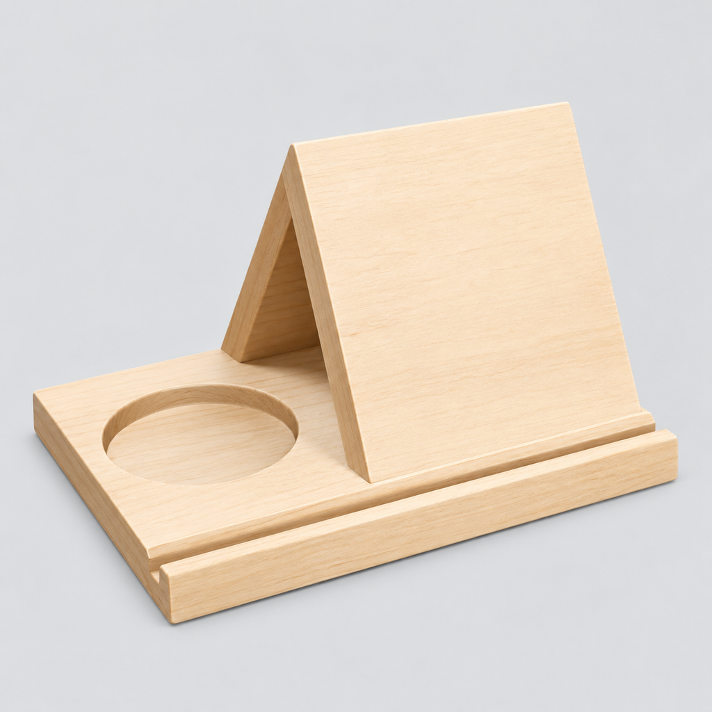 Wooden Coffee Bookrest Table